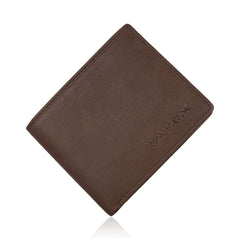 MWS01-W001   Genuine Leather Men's Bi-Fold Wallet