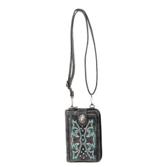 PHD-106 American Bling Embroidered Collection Phone Wallet/Crossbody