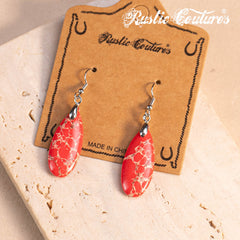 RCE-1133   Rustic Couture's Bohemian Tear Drop Earing