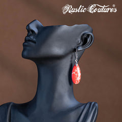 RCE-1133   Rustic Couture's Bohemian Tear Drop Earing