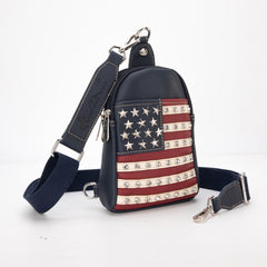 US04-210 Montana West American Pride Collection Sling Bag