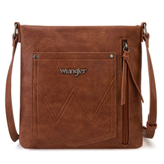 WG97G-9360  Wrangler Braided Concealed Carry Crossbody - Brown