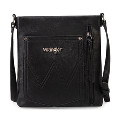 WG97G-9360  Wrangler Braided Concealed Carry Crossbody- Black