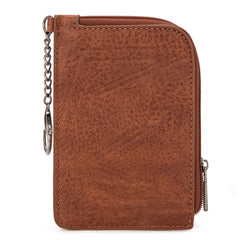 WG130-W005 Wrangler Southwestern Art Print Mini Zip Card Case  - Brown