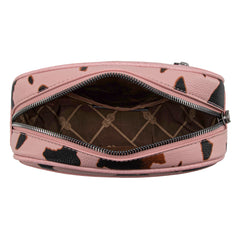 WG133-194  Wrangler Cow  Print Belt-Bag  - Pink