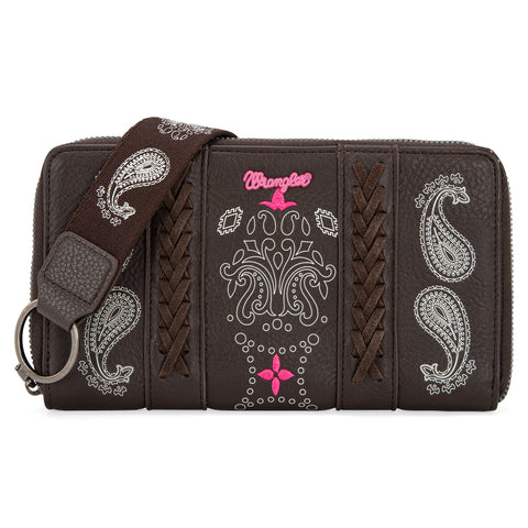 WG134-W006  Wrangler Bandana Paisley Print Wallet