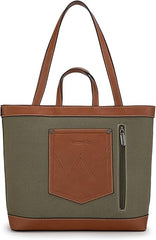 WG142-2002  Wrangler Canvas Top Handle Tote/Shoulder Bag - ARMY