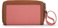 WG142-W006  Wrangler Logo  Wallet/Wristlet -Pink