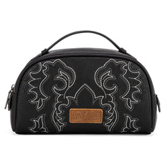 WG145 -190 Wrangler  Embroidered  Multi Purpose/Travel Pouch - Black (Online Exclusive)