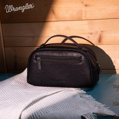 WG145 -190 Wrangler  Embroidered  Multi Purpose/Travel Pouch - Black (Online Exclusive)