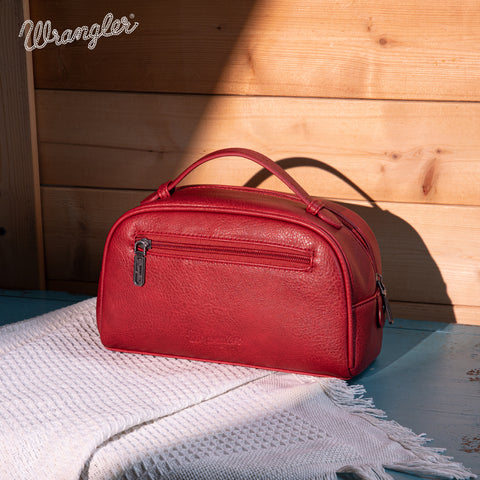 WG145 -190 Wrangler  Embroidered  Multi Purpose/Travel Pouch -Red (Online Exclusive)