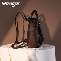 WG161-9112  Wrangler Tote/Shoulder Bag Convertible Backpack - Coffee