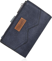 WG162-W033  Wrangler "W" Stitch  Card Holder Bi-Fold Wallet