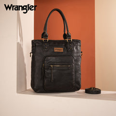 WG165-1110 Wrangler Slouchy Tote/Crossbody - Black