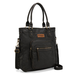 WG165-1110 Wrangler Slouchy Tote/Crossbody - Black