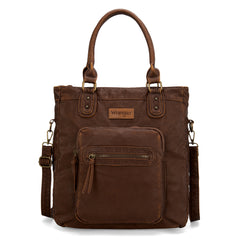 WG165-1110 Wrangler Slouchy Tote/Crossbody - Brown