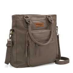 WG165-1110 Wrangler Slouchy Tote/Crossbody - Khaki