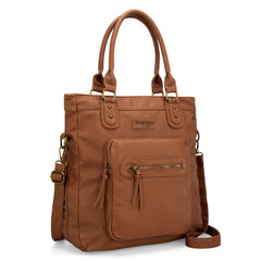 WG165-1110 Wrangler Slouchy Tote/Crossbody - Light Brown