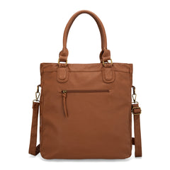 WG165-1110 Wrangler Slouchy Tote/Crossbody - Light Brown