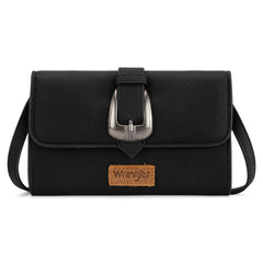 WG168-W012  Wrangler Buckle Wallet /Shoulder Bag/Crossbody- Black