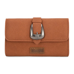 WG168-W012   Wrangler Buckle Wallet/Shoulder Bag/Crossbody -Brown