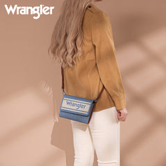 WG171-1833   Wrangler Logo Waxed Canvas Wallet/Crossbody