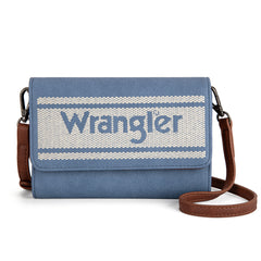 WG171-1833   Wrangler Logo Waxed Canvas Wallet/Crossbody