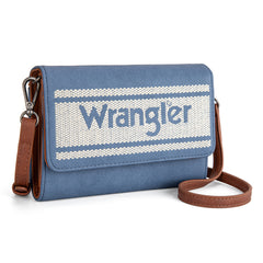 WG171-1833   Wrangler Logo Waxed Canvas Wallet/Crossbody