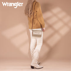 WG171-1833   Wrangler Logo Waxed Canvas Wallet/Crossbody