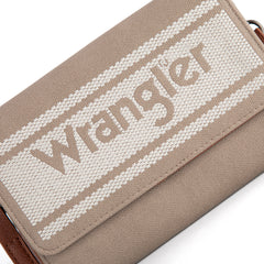 WG171-1833   Wrangler Logo Waxed Canvas Wallet/Crossbody