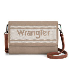 WG171-1833   Wrangler Logo Waxed Canvas Wallet/Crossbody