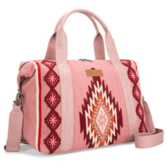 WG174-5110  Wrangler Southwestern Print Duffle Bag - Hot Pink