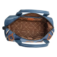 PRE-ORDER. WG174-5110  Wrangler Southwestern Print Duffle Bag - Jean