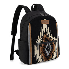 WG174-91152   Wrangler Southwestern  Knitted Backpack - Black