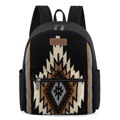 WG174-91152   Wrangler Southwestern  Knitted Backpack - Black