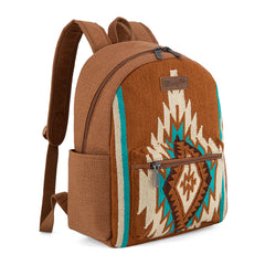 WG174-91152   Wrangler Southwestern  Knitted Backpack - Brown