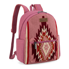 WG174-91152   Wrangler Southwestern  Knitted Backpack - Hot Pink