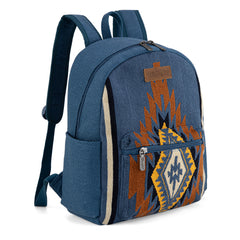 WG174-91152   Wrangler Southwestern  Knitted Backpack - Jean