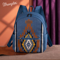 WG174-91152   Wrangler Southwestern  Knitted Backpack - Jean