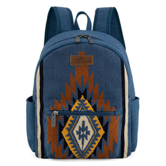 WG174-91152   Wrangler Southwestern  Knitted Backpack - Jean