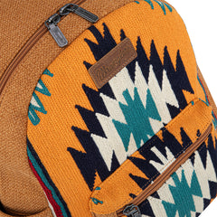 WG174-91153   Wrangler Southwestern  Knitted Backpack - Orange