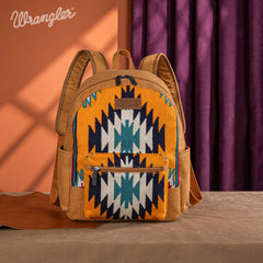 WG174-91153   Wrangler Southwestern  Knitted Backpack - Orange