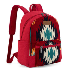 WG174-91153   Wrangler Southwestern  Knitted Backpack - Red