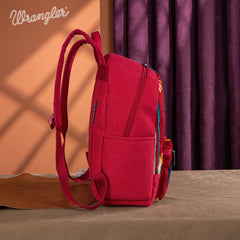 WG174-91153   Wrangler Southwestern  Knitted Backpack - Red