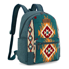 WG174-91153   Wrangler Southwestern  Knitted Backpack - Turquoise