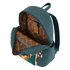 WG174-91153   Wrangler Southwestern  Knitted Backpack - Turquoise