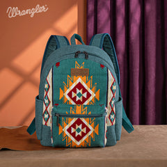 WG174-91153   Wrangler Southwestern  Knitted Backpack - Turquoise