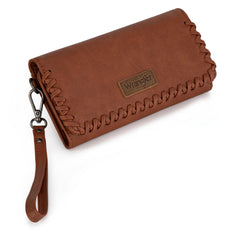 WG183-W048   Wrangler Whipstitch Wristlet Wallet