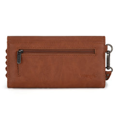 WG183-W048   Wrangler Whipstitch Wristlet Wallet