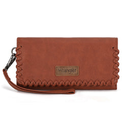 WG183-W048   Wrangler Whipstitch Wristlet Wallet